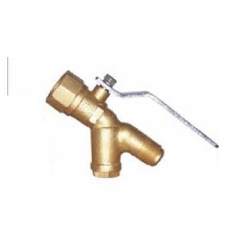 Sant Brass Ball Valve With Strainer and Flare Nut 25 mm, BBVSF